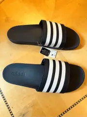 NWT! Adidas Legend Ink Cloud White Adilette Comfort Slides Men's 18 Women's 19