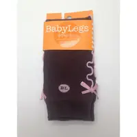 在飛比找蝦皮購物優惠-美國BabyLegs 襪套 袖套 爬行襪 咖啡粉邊款-仙貝寶