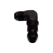 Aeroflow Brand 90 Degree Bulkhead An -16 AN Black Finish Hose Fitting