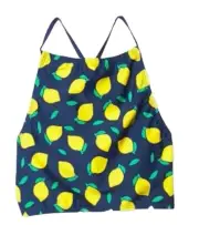 Kanu Surf Girls Size 8 Daisy UPF 50 Beach Sport Halter Tankini Top Blue Lemon
