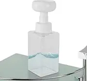 Foam Soap Dispenser - 450ml Empty Flower Foaming Bottle - Empty Foam Liquid Hand Soap Containers Press Bottles for Kitchen and Bathroom Bottles
