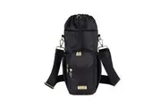 Sachi Crossbody Insulated Bottle Bag Cooles Tote Carrier Purse Black