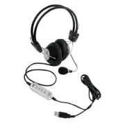 New Pyle PHPMCU10 Multimedia/Gaming USB Headset With Noise-Canceling Microphone