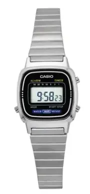Casio Digital Classic Alarm Timer LA670WA-1DF LA670WA-1 Women's Ladies Watch
