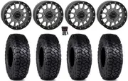 System 3 SB-5 15" Wheels Grey 30" Intersect Tires Can-Am Renegade Outlander