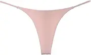 [SAKVILSEC] Women Underpants Seamless Thong Temptation Underwear High Waist G-String