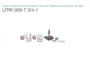 Watts LFRK 909 T 3/4" - 1" Complete Backflow Repair kit GENUINE OEM PARTS