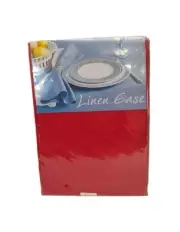 Bardwil Tablecloth Linen Ease Polyester 60 X 102 Red New