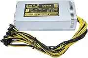 KAVJU 2000W 2500W Quality BTC 2U Mining Power Supply ETH Rig Miner S9 S7 L3+ Low Power Consume(2000W)