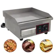 Electric Mini Griddle Stove 110V Stainless Steel Flat Cooking Griddle Grill