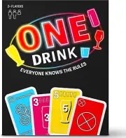 One Drink - Adult Drinking Game for Parties - Fun Competitive Card Game