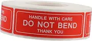 STOBOK 500 Pack Fragile Pack Stickers Shipping Warning Labels Handle Care Paper Stickers Easy to Apply