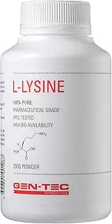 Gen-Tec Nutrition L-Lysine Powder, 200 Grams