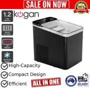 Kogan 12kg Ice Cube Maker with Self-Cleaning (Black), Ice Makers, Appliances