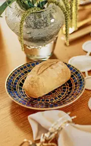 [Tania Bulhoes] Bread Plate Jade Blue