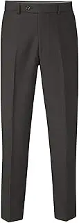[Skopes] Mens Madrid Big Tall Tailored Fit Flat Front Formal Suit Trousers - 58R