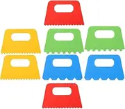 WOONEKY Children's Art Supplies 8pcs Line Scraping Brush for Kindergarten Painting