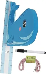 HAMPPLIES 1 Set Animal Pattern Height Measurement Sticker for Removable Decal for Growth Tracking Nursery Playroom for Boys and Bedroom Decor