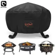 32-inch Patio Round Fire Pit Cover Waterproof UV Sun Protector Grill BBQ Covers