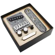 Alnicov 6 Strings Saddle Bridge Plate, 3 Way Switch Control Plate, Neck Picku...
