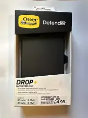 OtterBox - Defender Case for Apple iPhone 15 PLUS & 14 PLUS - Color: black