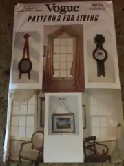 VOGUE #7930 - BEAUTIFUL HISTORICAL ACCENT BOWS & CURTAINS PATTERN OZ FF
