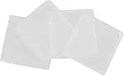 1set Sticky Gripping Pads Reusable Skid Gel Pads for Washing Machines Cabinets and Furniture Noise Reduction Shock Absorption Transparent Design 4pcs
