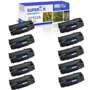 10 PK Q7553A Toner Cartridge For LaserJet P2015 P2015D/P2015DN/P2015N/P2015X