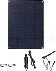 10W Solar Panel Solar Charger Outdoor Power for Mobile Phone Camper Car Boat Shed