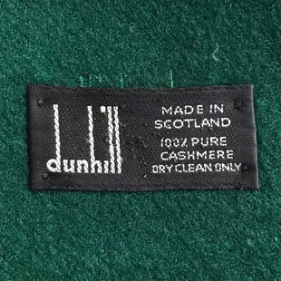 二手 dunhill 圍巾 綠色 羊絨