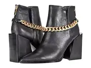 NIB Steve Madden Women's Tranquil Boot in Black Leather