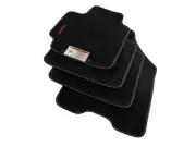 OEM Suzuki Floor Mats Velour Black Red Baleno 2 Carpet Fabric Logo Original EW