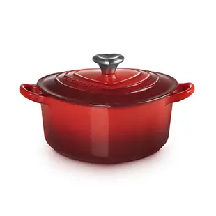 Le Creuset 愛心鑄鐵鍋 鑄鐵鍋 愛心鍋 湯鍋 燉鍋 20cm 1.9L 櫻桃紅 心型鋼頭 法國製