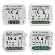 Tuya WiFi Smart Switch Module-L 1/2/3/4CH Timer Schedule Countdown Smart Life APP & Voice Control with Alexa Google Home