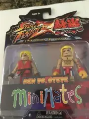 Minimates Street fighter X Tekken Ken vs. Steve Diamond Select NEW