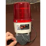 【勁來買】小型LED警示燈(紅色) AC110V/220V、DC12/24V 旋轉警示燈 閃光警示燈 工程警示燈