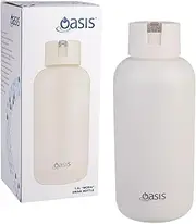 [Oasis] Ceramic Lined Stainless Steel Triple Wall Insulated "Moda" Drink Bottle 1.5L - Alabaster