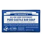 Dr. Bronner's OBPE05 Pure-Castile Bar Soap Organic Peppermint Scent 5 oz