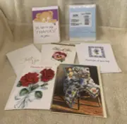 22 Pc Assorted Brands THANK YOU Cards & Envelopes Lot #28 - NEW