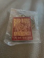 VTG Bad BOYS "Diddy" Bails Bond "NEW" Key Chain PLUS Bandana