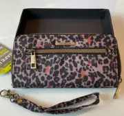 Travelon Zip Around Wallet/Clutch w/Wrist Strap and RFID Blocking Technology NIB