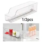 Refrigerator Drink Organizer Clear Can Dispenser for Kitchen Fridge Cabinets