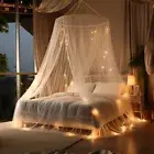 Mosquito Net for Double Bed Fabric Door Folding Extendable Anti Mosquito Tent