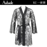 在飛比找momo購物網優惠-【Aubade】一夜情蕾絲外袍 性感睡衣 連身睡衣 女睡衣 