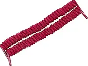 Replacement Shoelaces. Curly No Tie Elastic Shoe Lace in Solid Color,No Tie Elastic Suitable in Sports Flat Shoelace,Lazy People Don't Tie Their Suitable for Backpacks,Headbands,Etc. (Color : Deep Ro