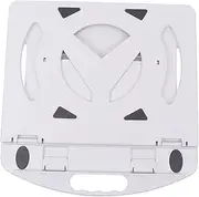 IWOWHERO 1Pc Rotating Laptop Stand Ergonomic Elevated Rack for Heat Dissipation Portable Laptop Support Stand for Gaming Reading and Video Recording White