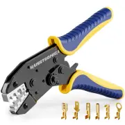 Crimping Tool for Non-Insulated Open Barrel Terminals ReceptaclesAWG 20-10 Ra