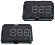 2 x Adventure Kings Universal GPS HUD in Car Heads Up Digital Display Speedometer