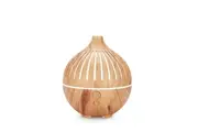 Essential Oil USB Aroma Diffuser - 180ml LED Light Wood Mist Humidifier
