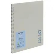 Otto A4 Fixed Display Book 20 Pockets Grey